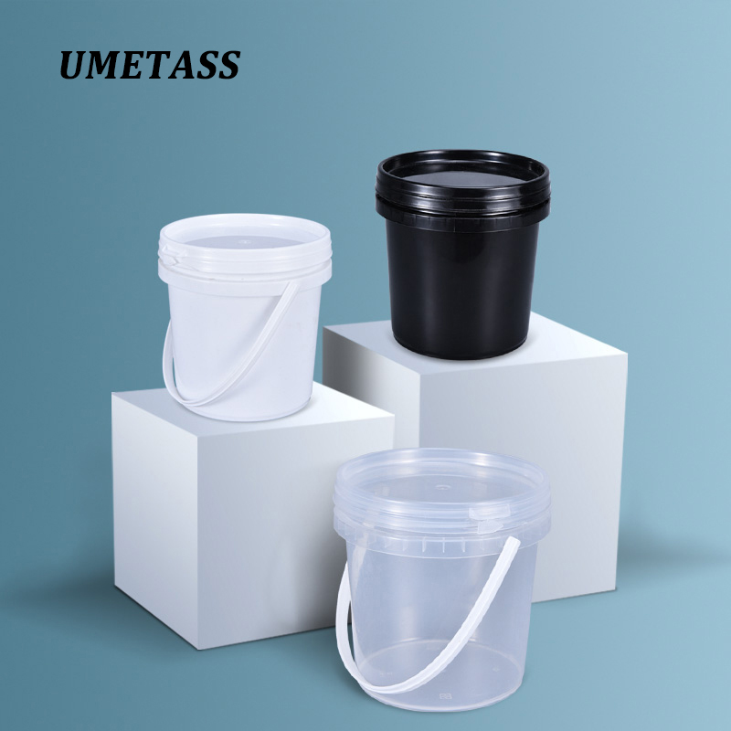 Empty 1L plastic bucket with L - Water Bottle Blank ulasan dan harga