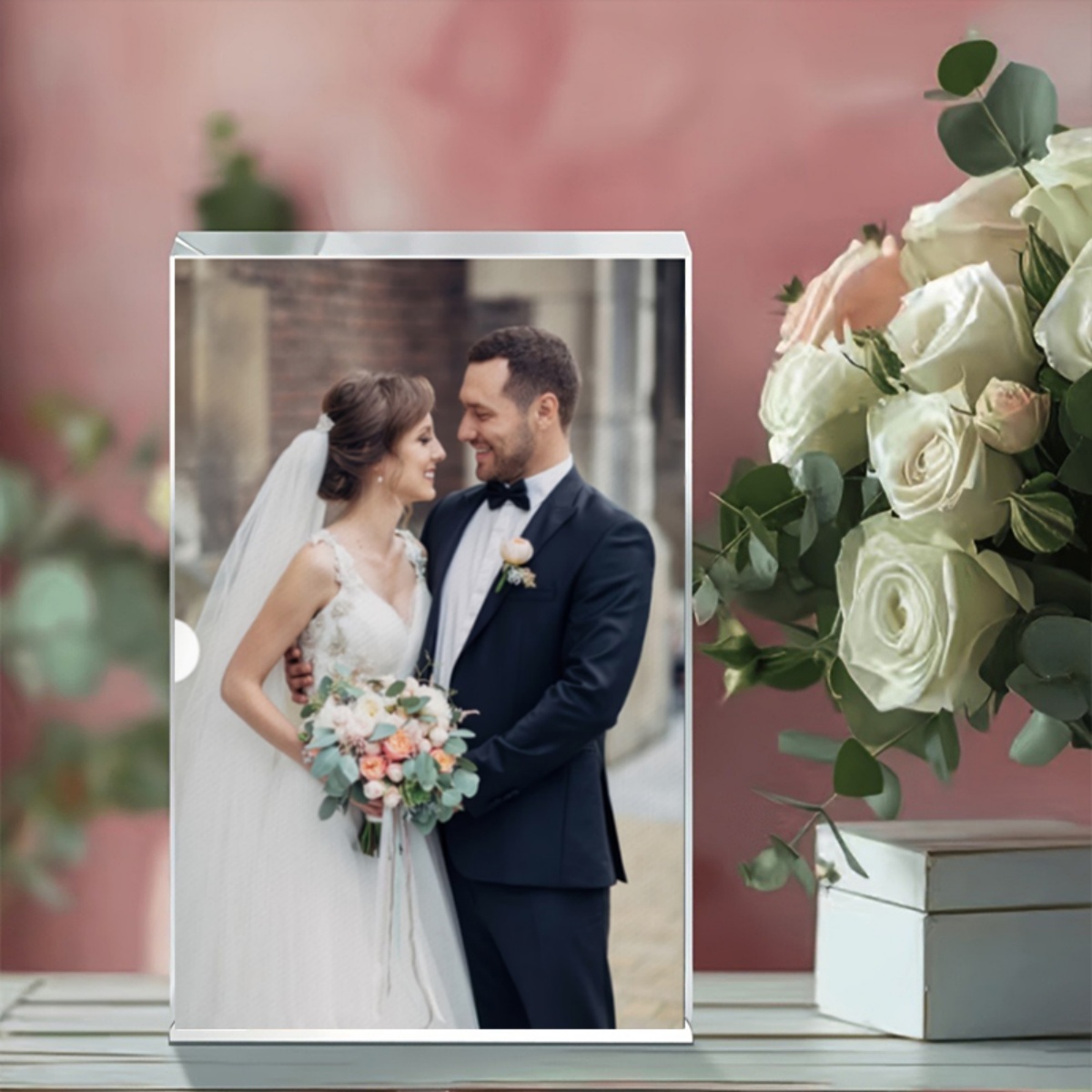 1 Personalized Acrylic Photo B - Photo Acrylic Block ulasan dan harga