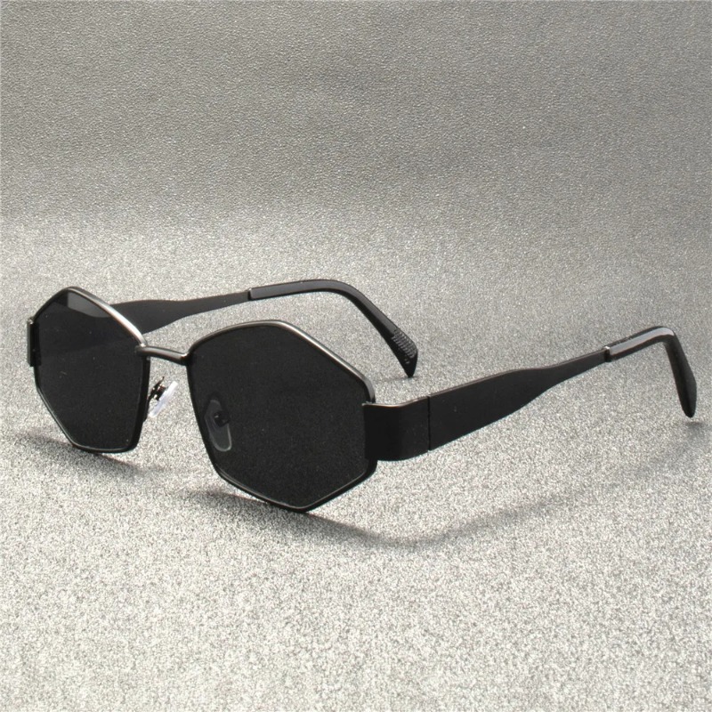 Vintage Punk Style Sunglasses  - Metal Photo Panel ulasan dan harga