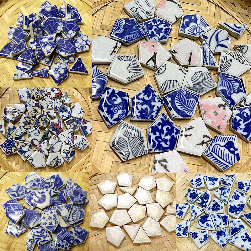 100g Oval Ceramic Mosaic Tiles - Ceramic Tile Blank ulasan dan harga