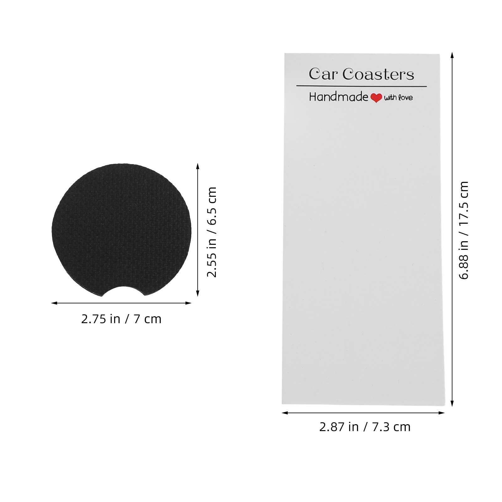 1Set Neoprene Car Cup Holder C - Coaster Sublimation Blank ulasan dan harga