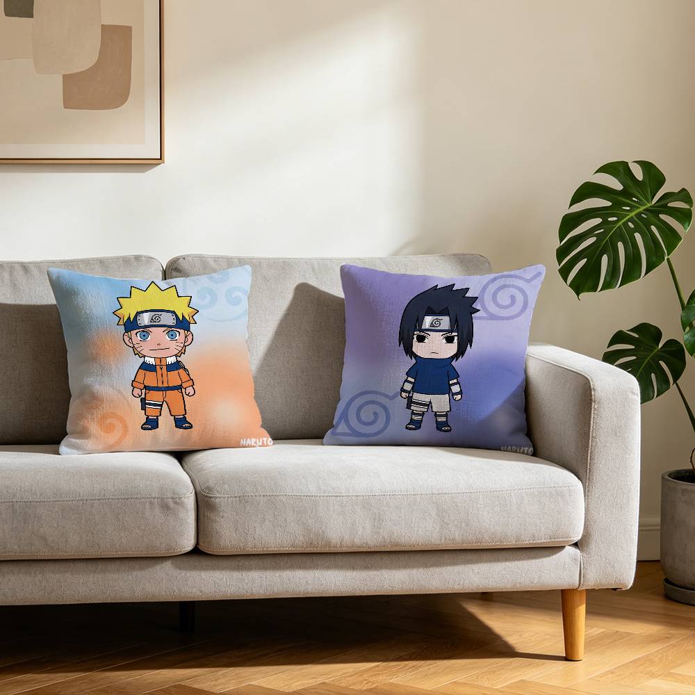 Uzumaki Naruto Fashion Decor T - Pillow Cover Sublimation ulasan dan harga
