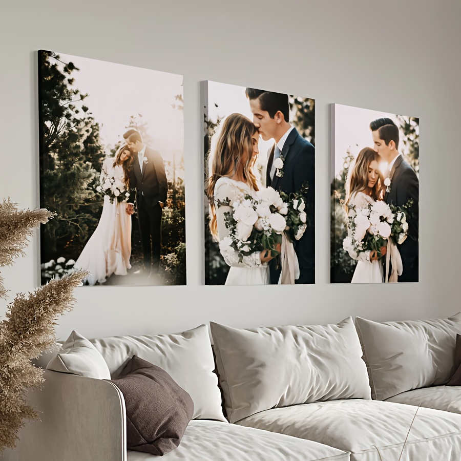 2D Flat, 3pcs 3pcs Personalize - Canvas Wrap Ready ulasan dan harga