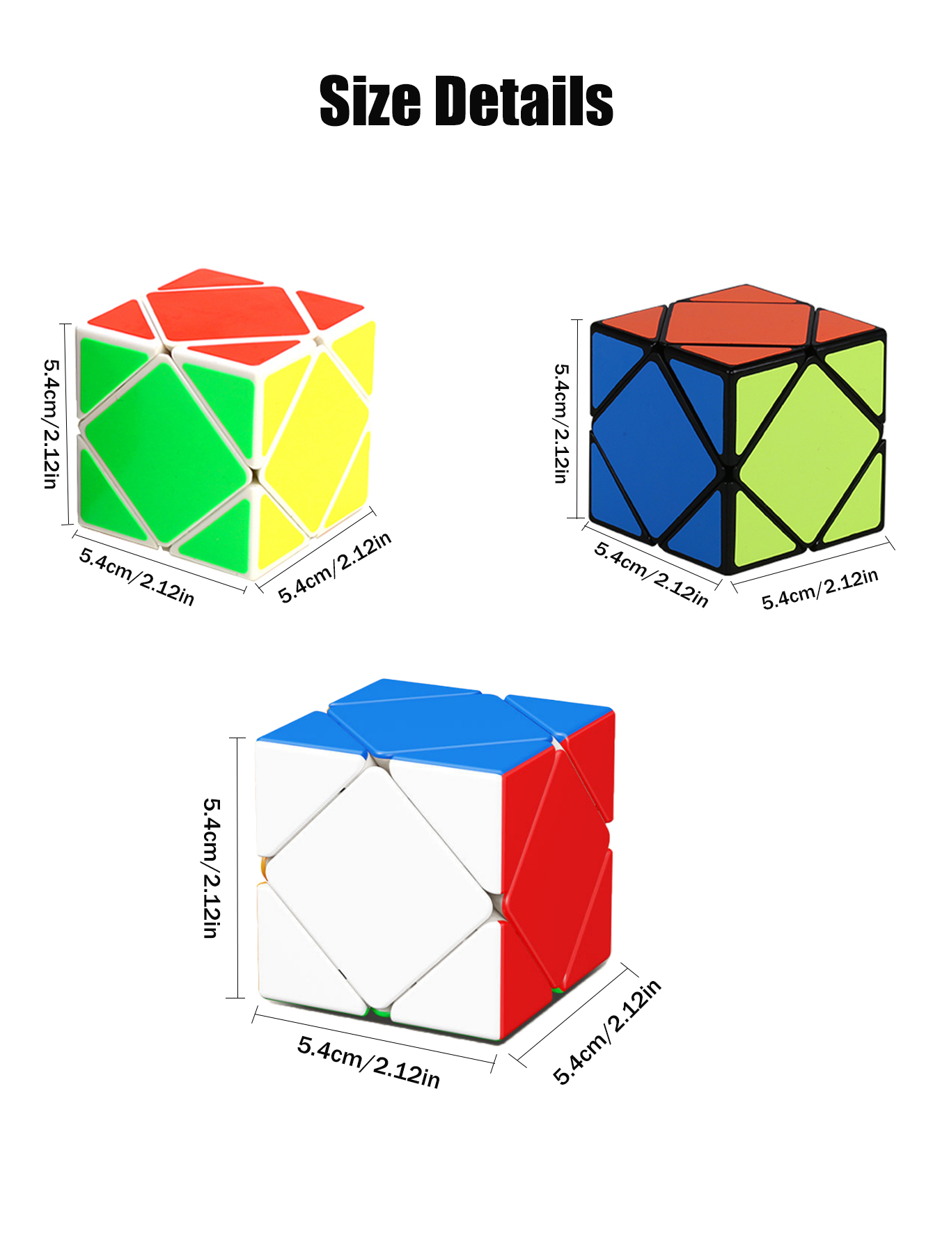 SENGSO Skewb Speed Cube Sticke - Puzzle Blank White ulasan dan harga