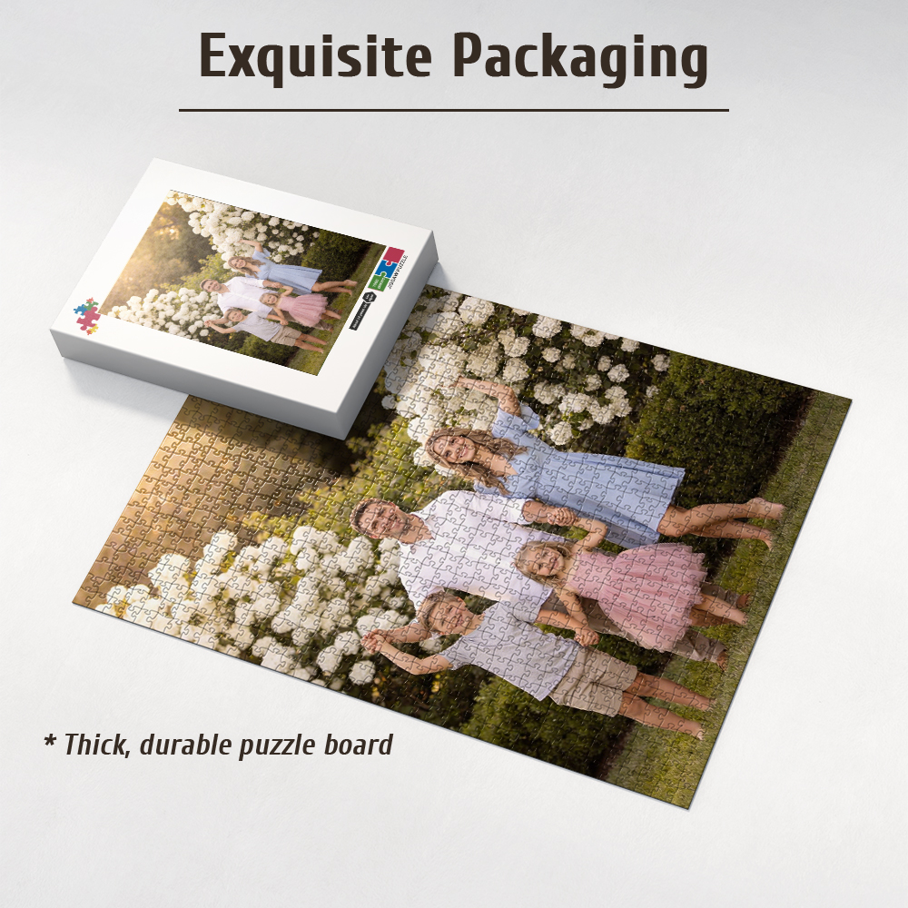 Custom 108/200/300/500/1000pie - Puzzle Blank White ulasan dan harga