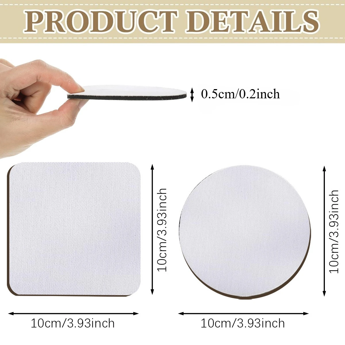 10/30pcs Sublimation Blank Coa - Puzzle Blank White ulasan dan harga