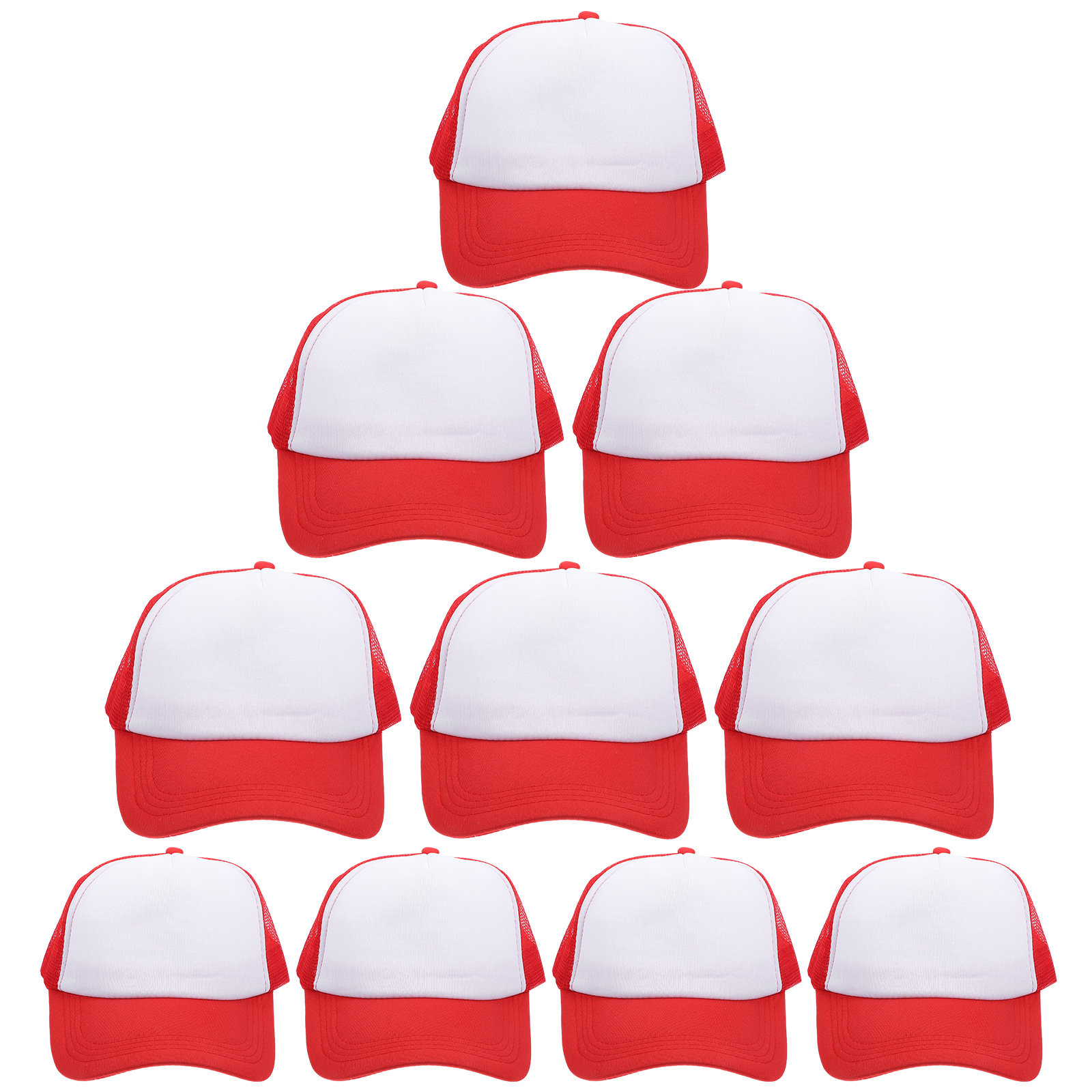 10Pcs Blank Mesh Baseball Caps - Hat Sublimation Blank ulasan dan harga