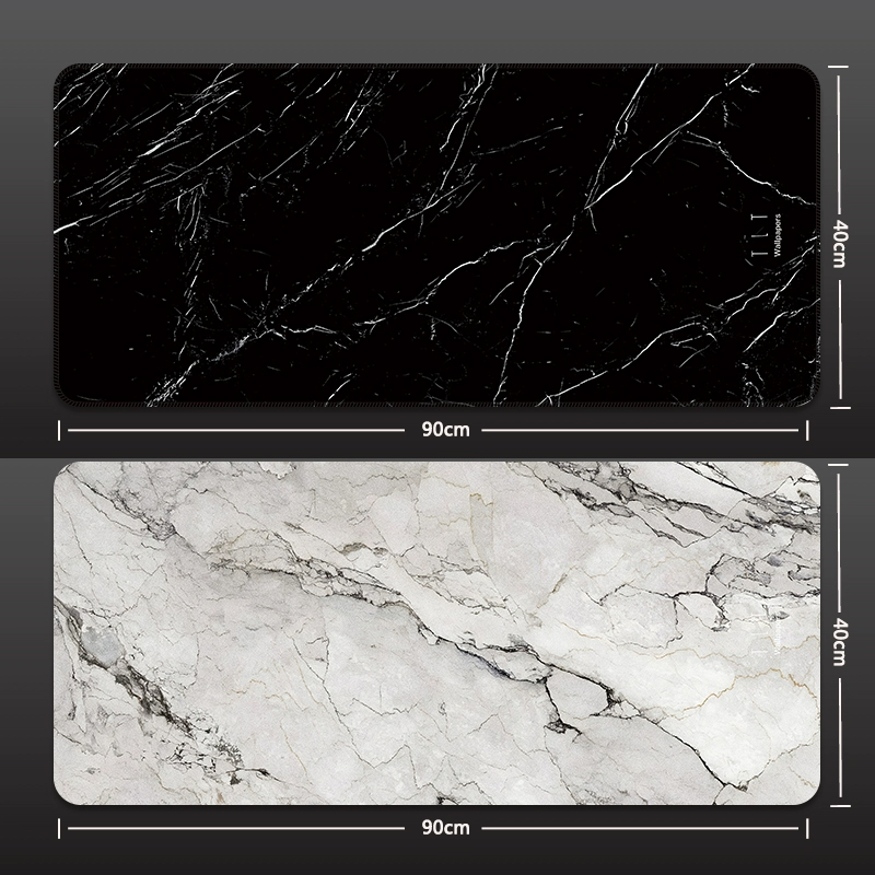 Luxury Marble Art XXL PU Leath - Mouse Pad Blank Sublimation ulasan dan harga