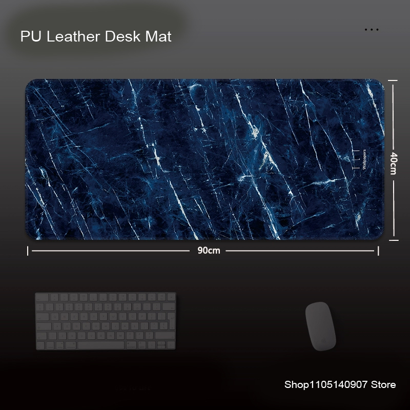 Luxury Marble Art XXL PU Leath - Mouse Pad Blank Sublimation ulasan dan harga