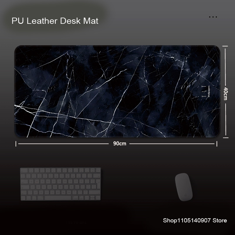 Luxury Marble Art XXL PU Leath - Mouse Pad Blank Sublimation ulasan dan harga
