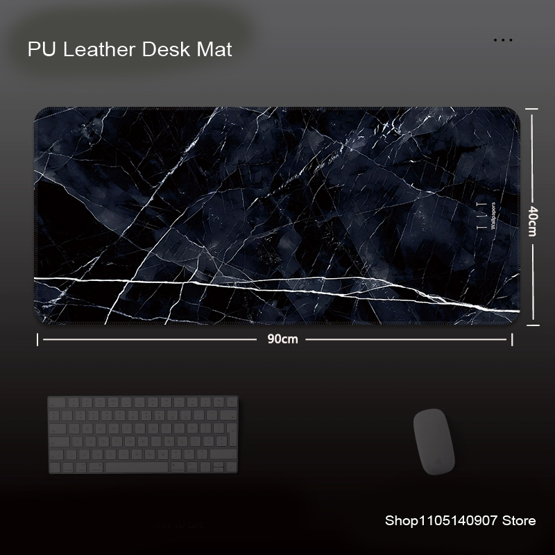 Luxury Marble Art XXL PU Leath - Mouse Pad Blank Sublimation ulasan dan harga