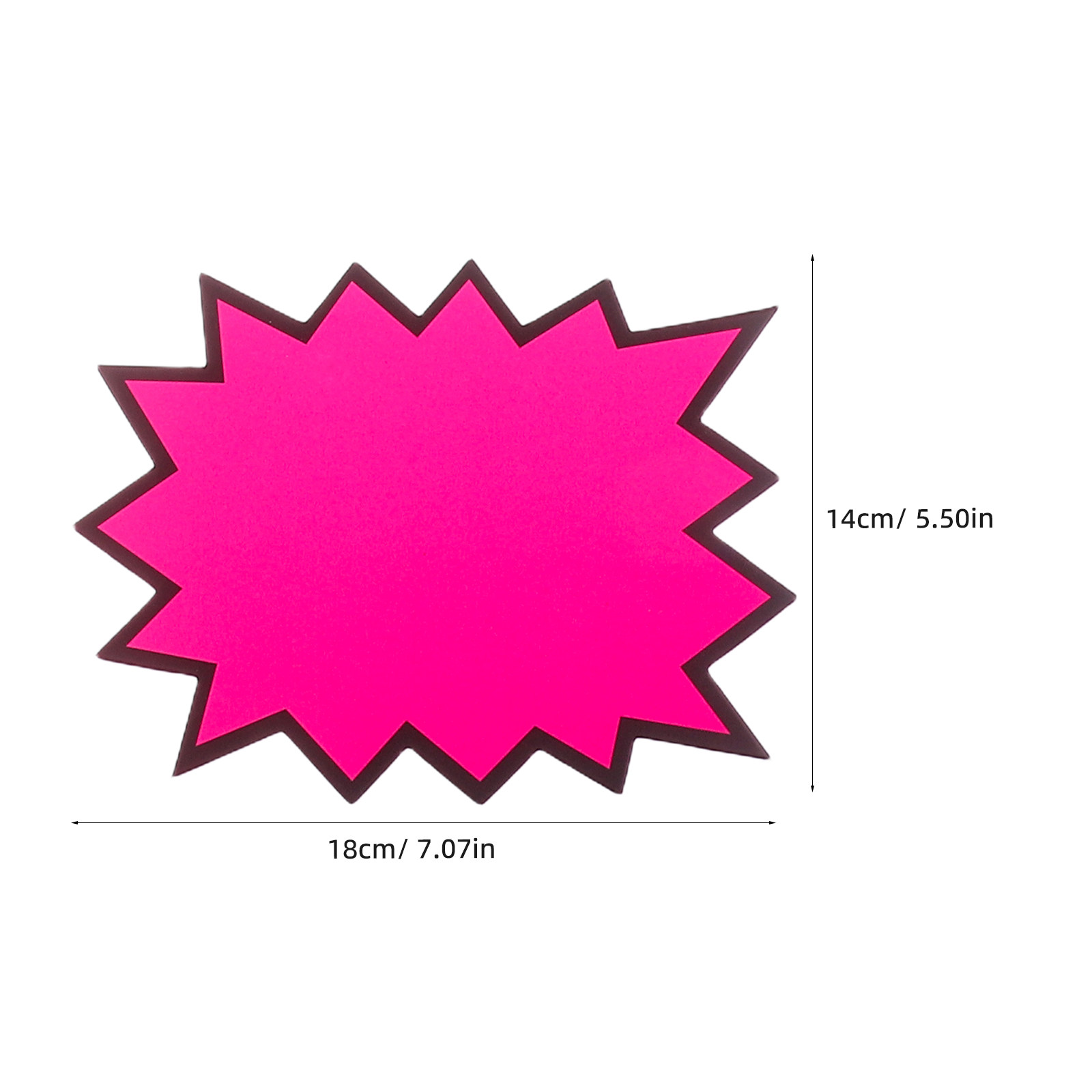 80Pcs Eye Catching Fluorescent - Yard Sign Blank ulasan dan harga