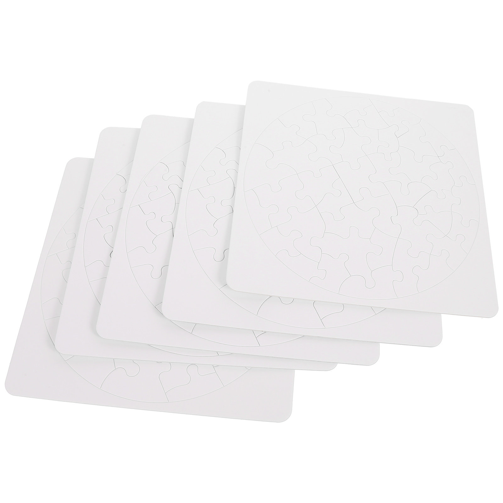 5 Sets Puzzle Sublimation Puzz - Puzzle Blank White ulasan dan harga